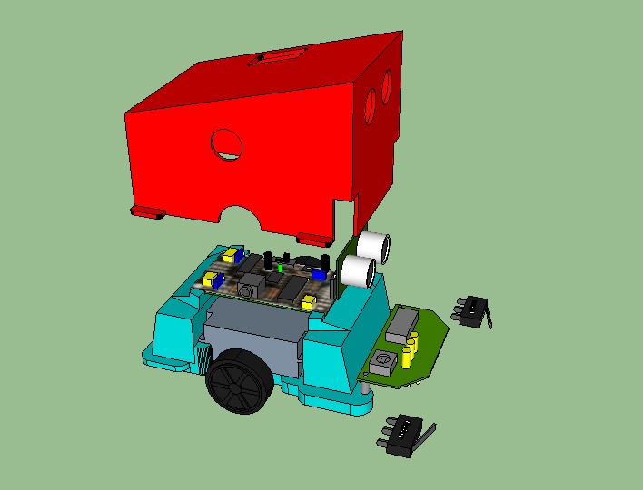 Sketchup microrobot picaxe